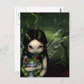 Carte postale "Aimer une grenouille" (Devant / Derrière)