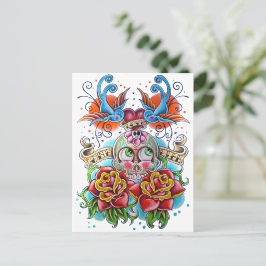 Carte Postale Aimer une vie (Debout devant)