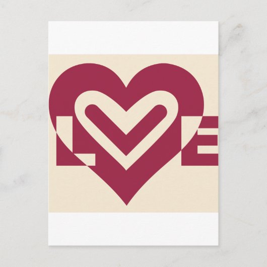 Carte Postale Aimer Vin À Deux Tons Violet (Devant)