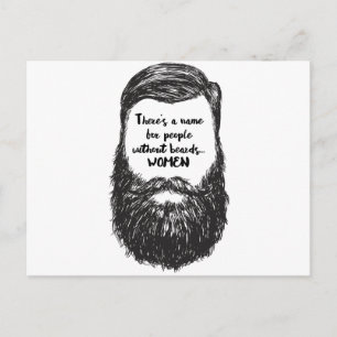 Carte Postale Aimez la barbe