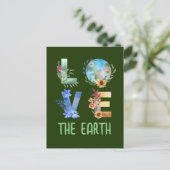 CARTE POSTALE AIMEZ LA TERRE (Debout devant)