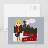 Carte Postale Aimez les années 90 ! (Devant / Derrière)