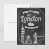 Carte Postale aimez Londres  (Devant / Derrière)