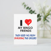 Carte Postale Aimez mes amis Bingo ! (Debout devant)
