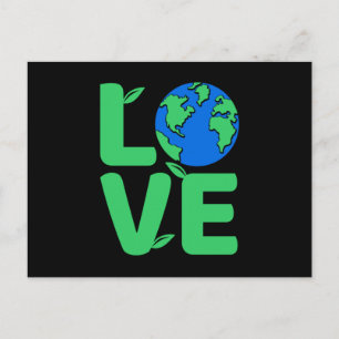 Carte Postale Aimez notre Terre il n'y a qu'une seule Terre !