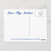 Carte Postale Aimez votre mère (Dos)