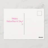 Carte Postale Aimez-vous à la lune et de retour ! Saint Valentin (Dos)