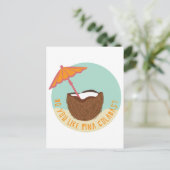 Carte Postale Aimez-Vous Pina Coladas ? (Debout devant)