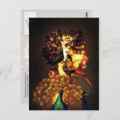 Carte Postale Air - L'étrange profil d'Arcimboldo (Devant / Derrière)