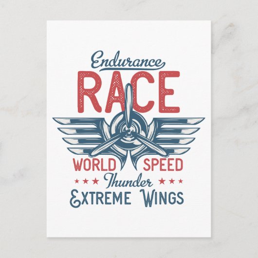 Carte Postale Air Race Airshow Vintage Aviation (Devant)