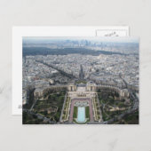 Carte postale Air View Paris (Devant / Derrière)