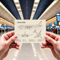 Airbus A320 - Dessins de plan de l'avion Plans SD