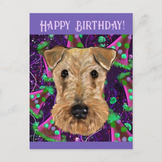 CARTE POSTALE AIRDALE TERRIER   (Devant)