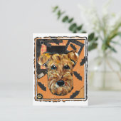 CARTE POSTALE AIRDALE TERRIER (Debout devant)