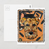 CARTE POSTALE AIRDALE TERRIER (Devant / Derrière)