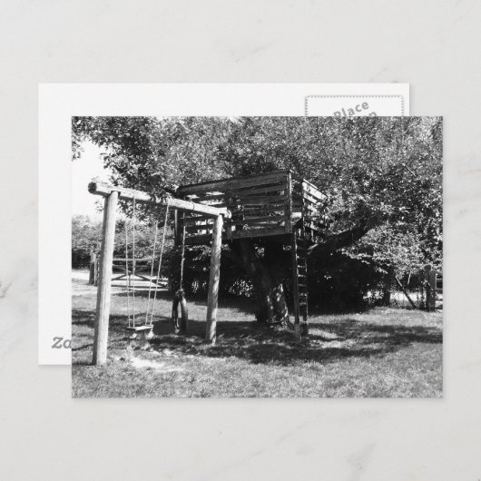 Carte Postale Aire de jeu à l'ancienne (Devant / Derrière)
