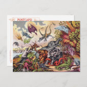 Carte postale aire de jeu préhistorique (Devant / Derrière)