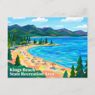 Carte Postale Aire de loisirs d'État de Kings Beach Californie