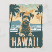 Carte Postale Airedale Hawaii Voyage de vacances (Devant)