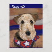 Carte Postale Airedale Terrier (Devant)