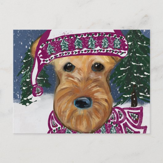 CARTE POSTALE AIREDALE TERRIER (Devant)
