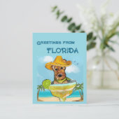 Carte Postale Airedale Terrier  (Debout devant)