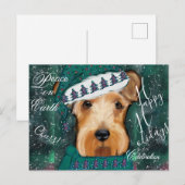 Carte Postale Airedale Terrier (Devant / Derrière)