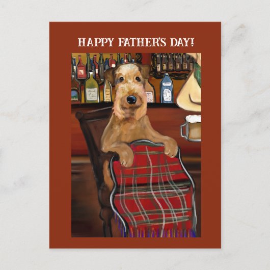 Carte Postale Airedale Terrier (Devant)