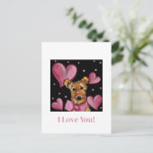 CARTE POSTALE AIREDALE TERRIER (Debout devant)