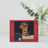 CARTE POSTALE AIREDALE TERRIER (Debout devant)