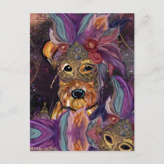 CARTE POSTALE AIREDALE TERRIER (Devant)