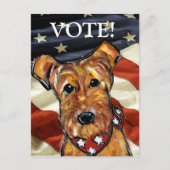 CARTE POSTALE AIREDALE TERRIER (Devant)