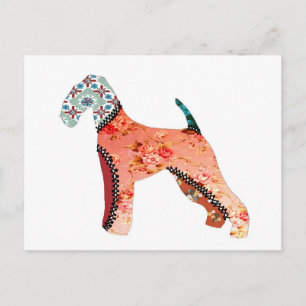 Carte postale Airedale Terrier Patchwork Pet