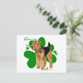 Carte Postale Airedale Terrier St Paddy (Debout devant)