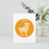 Carte Postale Airies, Signe du zodiaque, Horoscope, Astrologie (Debout devant)