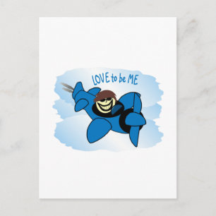 Carte Postale AIRPLANE - AIME ÊTRE MOI.png