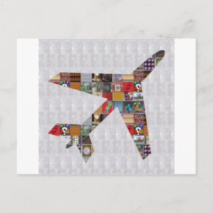 Carte Postale AIRPLANE Flight Travel GroupCARD TEAMcard NVN491