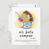 Carte Postale Ais Batu Campur ABC Malaysia (Devant / Derrière)