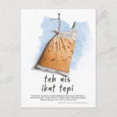 Carte Postale Ais Ikat Tepi Malaisie (Devant)