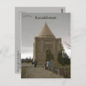 Carte Postale Aisha Bibi dans la ville d'Aisha Bibi Kazakhstan (Devant / Derrière)