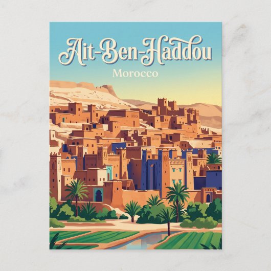 Carte Postale Aït-Ben-Haddou Maroc (Devant)