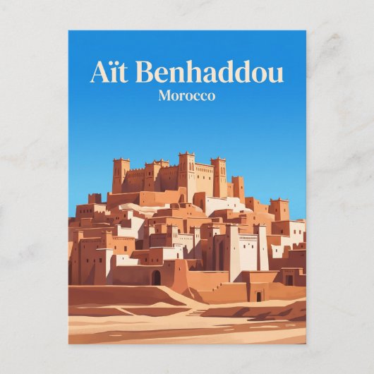 Carte Postale Aït Benhaddou Maroc (Devant)