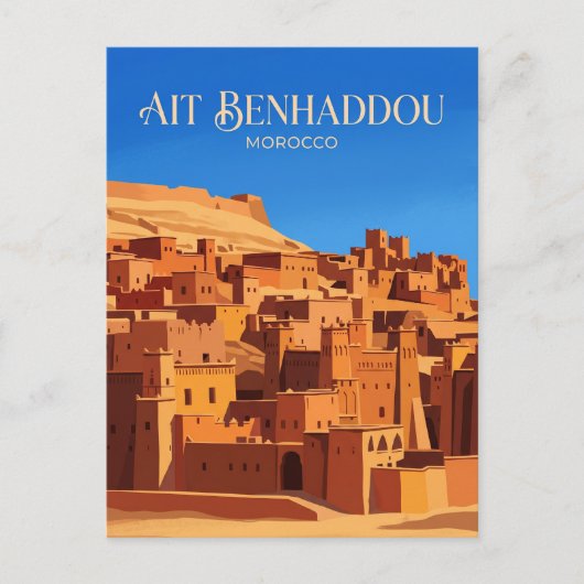 Carte Postale Aït Benhaddou Maroc (Devant)