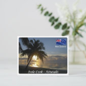 Carte Postale Aitutaki - Isole Cook - Nouvelle-Zélande - (Debout devant)