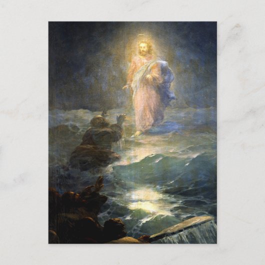 Carte Postale Aivazovsky - Marche sur l'eau (Devant)