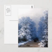 Carte Postale Aivazovsky - Paysage hivernal (Devant / Derrière)