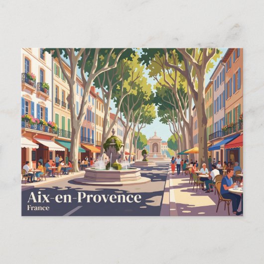 Carte Postale Aix-en-Provence France (Devant)