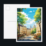 Carte Postale Aix En Provence France illustration de voyage vint<br><div class="desc">Aix En Provence France lieu de voyage vintage illustration</div>