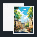 Carte Postale Aix En Provence France illustration de voyage vint<br><div class="desc">Aix En Provence France lieu de voyage vintage illustration</div>