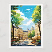 Carte Postale Aix En Provence France illustration de voyage vint (Devant)